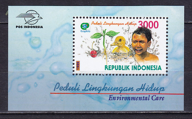 Индонезия, 1999, Международный год окружающей среды. Блок. № 149