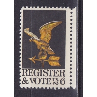 США, 1968, Регистрация и голосование. Марка. № 950