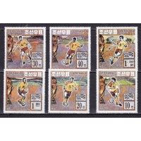 КНДР, 1994, ЧМ в США. 6 марок. № 3642-3647