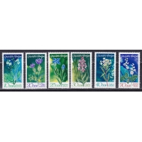 ГДР, 1970, Цветы. 6 марок. № 1563-1568