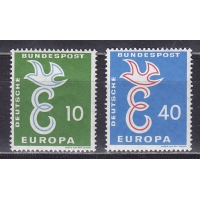 ФРГ, 1958, Европа. 2 марки. № 295-296
