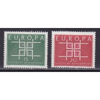 ФРГ, 1963, Европа. 2 марки. № 406-407