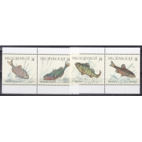 Бельгия, 1990, Рыбы. 4 марки. № 2435-2438
