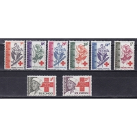 Конго, 1962. Лекарственные растения. красный крест. 8 марок. № 119-126