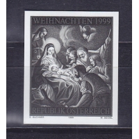 Австрия, 1999, Рождество. Марка. № 2301 (чернодрук)