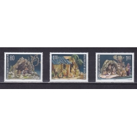 Лихтенштейн, 2000, Рождество. 3 марки. № 1249-1251