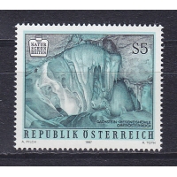 Австрия, 1987,  Природный парк. Гигантская ледяная пещера (V). Марка. № 1887