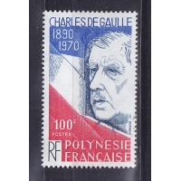 Французская Полинезия, 1980, Шарль де Голль. Марка. № 317