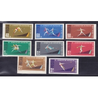 Польша, 1962, Чемпионат Европы по легкой атлетике. 8 марок. № 1338 В-1345 В