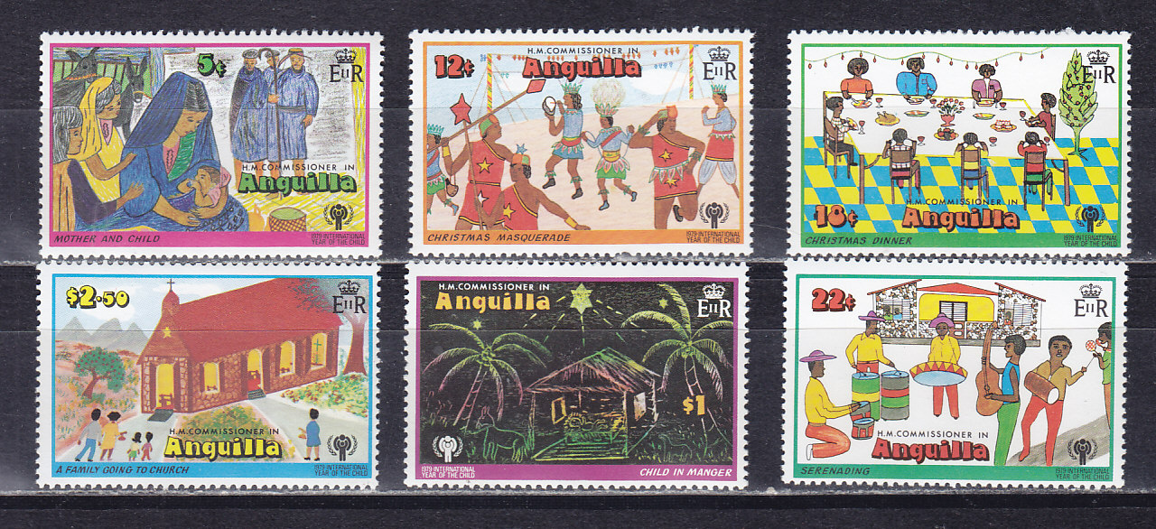 Ангилья, 1979, Международный Год ребенка. 6 марок. № 329-334
