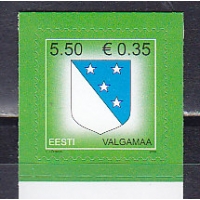 Эстония, 2008, Герб г. Валга. Марка-самоклейка. № 603