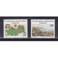 Лихтенштейн, 1977, Европа. Ландшафты. 2 марки. № 667-668