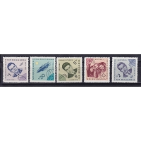 Болгария, 1965, Полет корабля Восход 1. 5 марок. № 1512-1516
