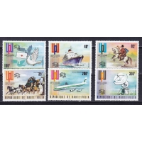 Верхняя Вольта, 1974, 100 лет ВПС. 6 марок. № 532-537