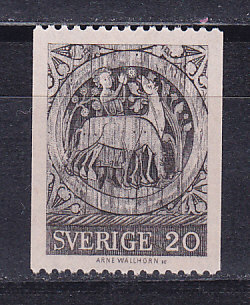 Швеция, 1970, Живопись. Святой Стаффан. Марка. № 665 С