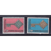 Италия, 1968, Европа. 2 марки. № 1272-1273