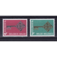 Бельгия 1968, Европа. 2 марки. № 1511-1512