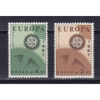 Греция, 1967, Европа. 2 марки. № 948-949