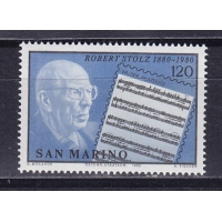 Сан-Марино, 1980, 100 лет Роберту Штольцу композитору. Марка. № 1219