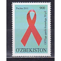 Узбекистан, 2011, СПИД. Марка. № 991