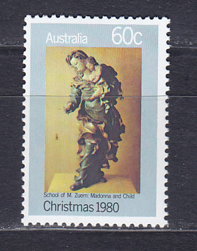 Австралия, 1980, Скульптура. Марка. № 734