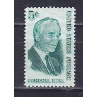 США, 1963, Корделл Халл-лауреат Нобелевской премии. Марка. № 848