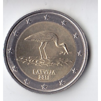 Латвия, 2015, Аист. 2 евро