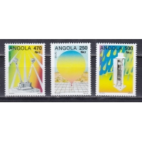 Ангола, 1993, Всемирный день метеорологии. 3 марки. № 915-917