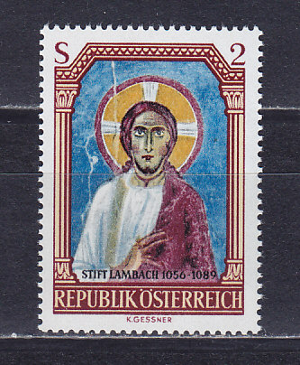 Австрия, 1967, Фреска Христианин. Марка. № 1246