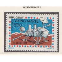 Уругвай, 1976, Полет на Марс. Викинг. Марка. № 1434