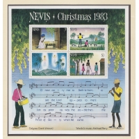 Невис, 1983, Рождество. Блок. № 4