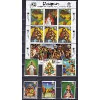 Парагвай, 1984, Рождество. 6 марок и малый лист. № 3726-3732