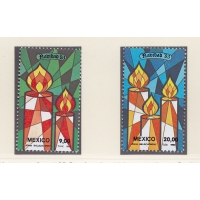 Мексика, 1983, Рождество. 2 марки. № 1875-1876