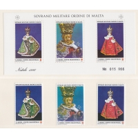 Мальтийский Орден, 1986, Рождество. 3 марки и блок