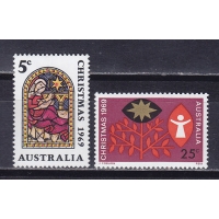 Австралия, 1969, Рождество. 2 марки. № 422-423