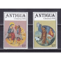 Антигуа, 1976, Рождество. 2 марки. № 443, 445
