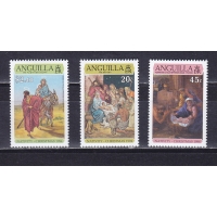 Ангилья, 1994, Рождество. Живопись. 3 марки. № 938, 941-942