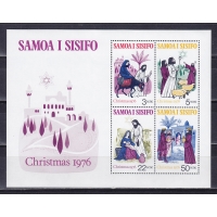 Самоа, 1976, Рождество. Блок. № 12
