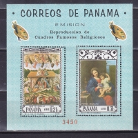 Панама, 1966, Религиозная живопись. Блок. № 57