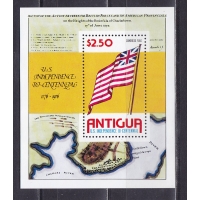 Антигуа, 1976, 200 лет США. Блок. № 24