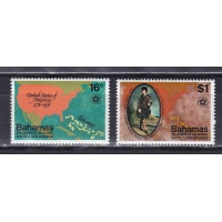 Багамы, 1976, 200 лет США. 2 марки. № 396-397