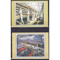 Великобритания, 1988, Почтовый вагон. 2 почтовые карточки