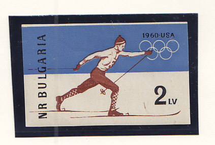 Болгария, 1960, Олимпиада в Скво-Велли. Марка. № 1153 В