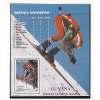 Гайана, 1988, Олимпиада в Калгари. Медальный зачет. Блок. № 25