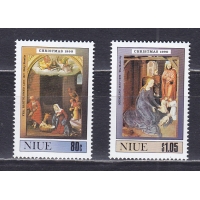 Ниуэ, 1990, Живопись. Рождество. 2 марки. № 768-769