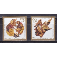 ФРГ, 1989, Рождество. 2 марки. № 1442-1443