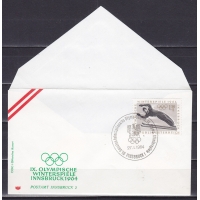 Austria, 1964, 61 session of the IOC. Grenoble-the capital of the 1968 Olympics. Envelope (I)