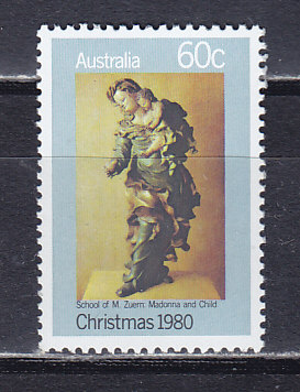Австралия, 1980, Рождество. Мадонна. Марка. № 734