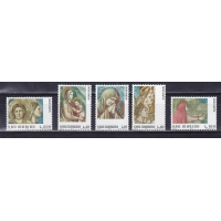 Сан-Марино, 1975, Живопись. Джотто. 5 марок. № 1090-1094