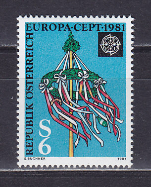 Австрия, 1981, Европа. Фольклор. Марка. № 1671